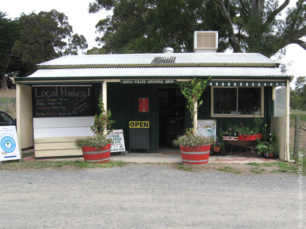 AppleFields Orchard Shop, Adelide Hills, South Australia.