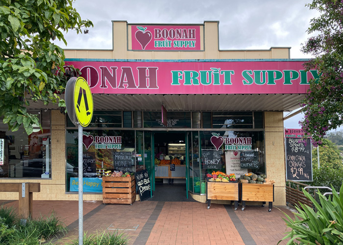Boonah Fruit Supply shop in Boonah, Queensland.