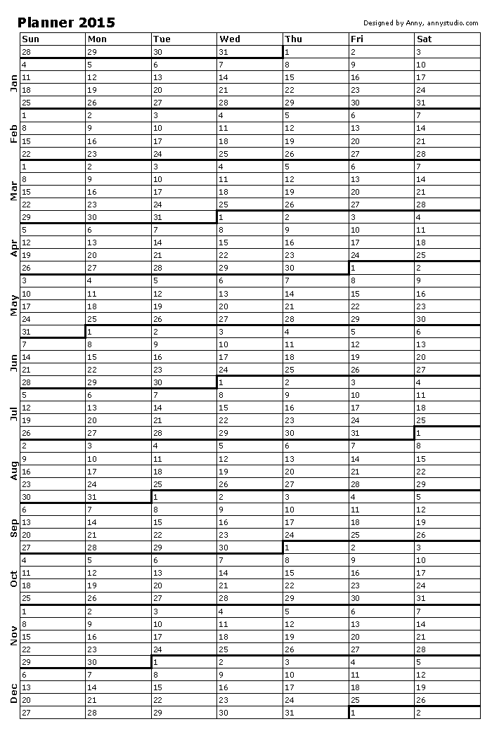 Day Of The Year Chart