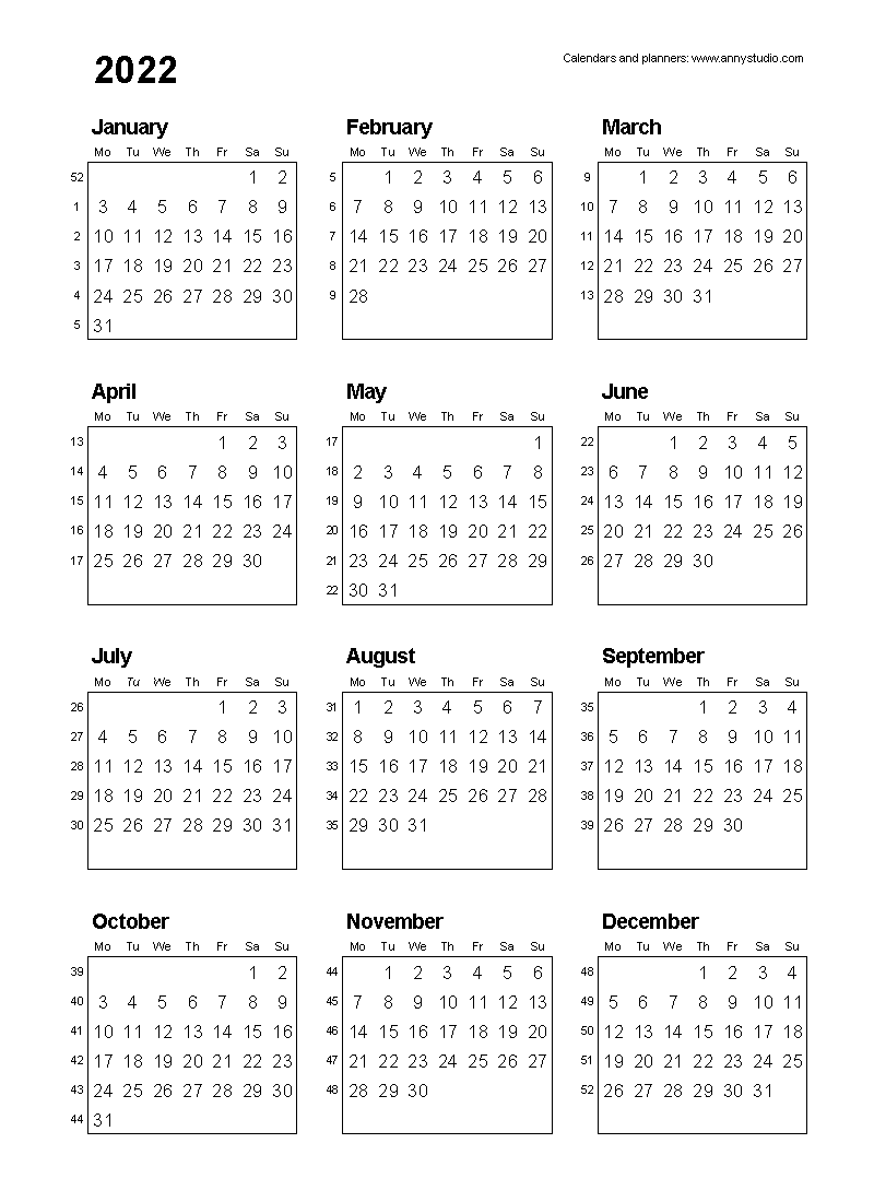 July 2022 Calendar Monday Start Pics