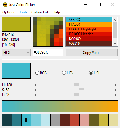 Just Color Picker app