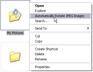 JPEG Lossless Rotator shell integration for folder processing
