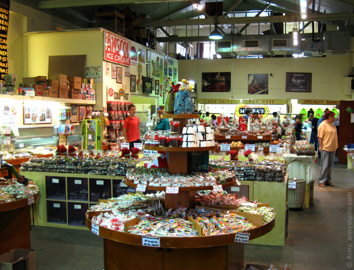 Melba's Chocolate factory shop.