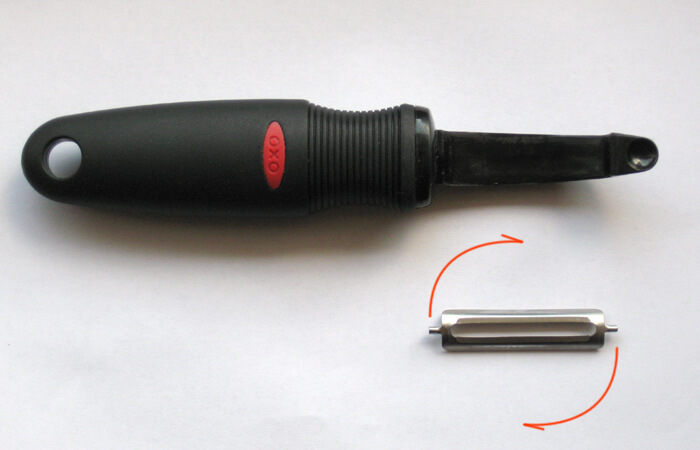 Sharpen on sale potato peeler